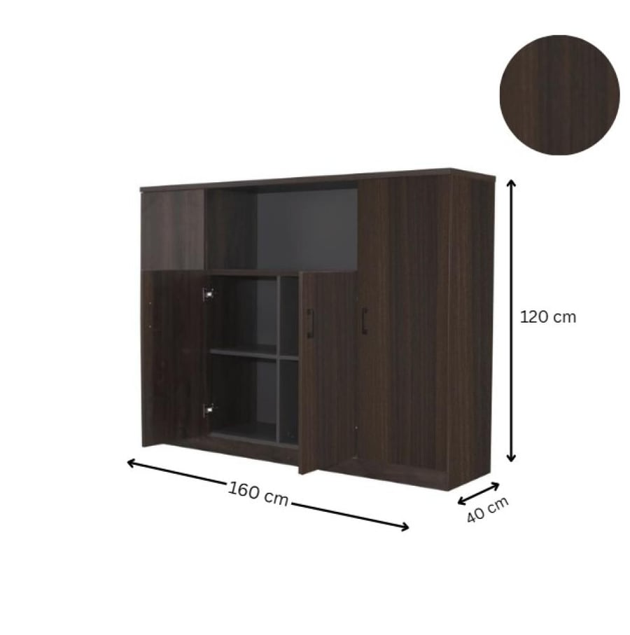 Office wardrobe with 4 doors in a modern and distinctive design