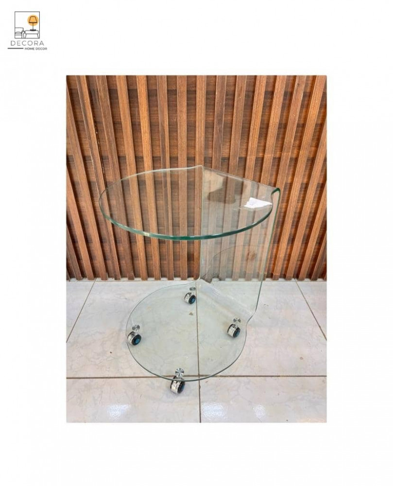 Serving cart - glass serving table