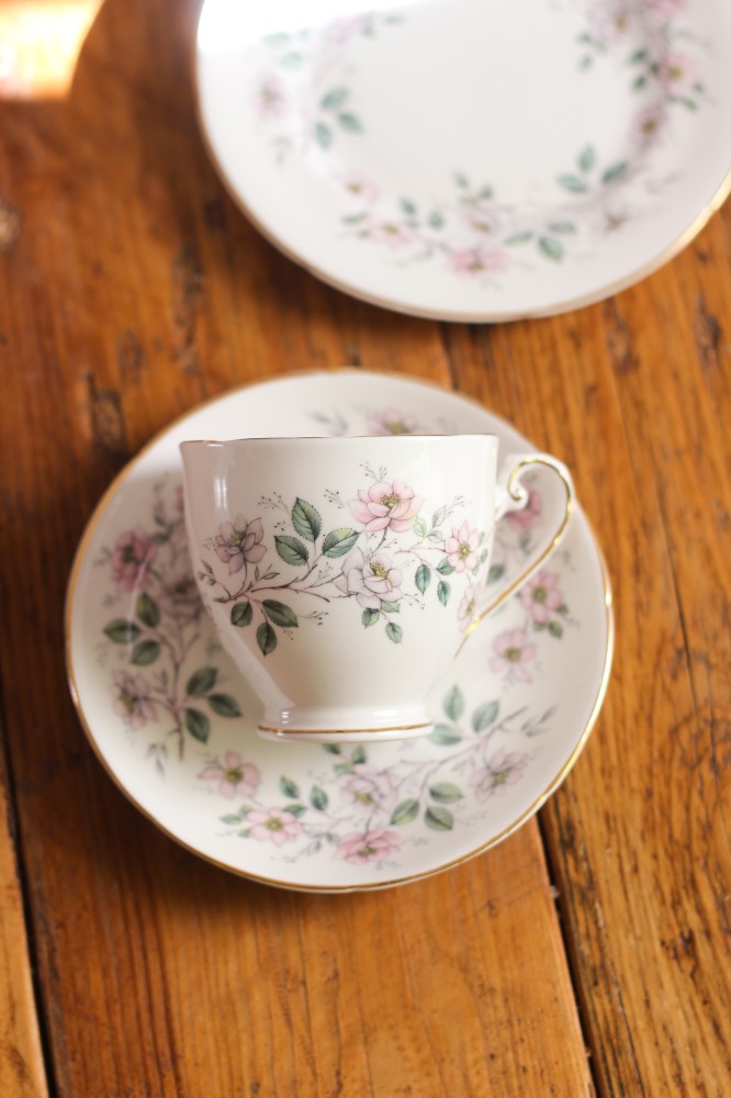 Three-piece antique cup