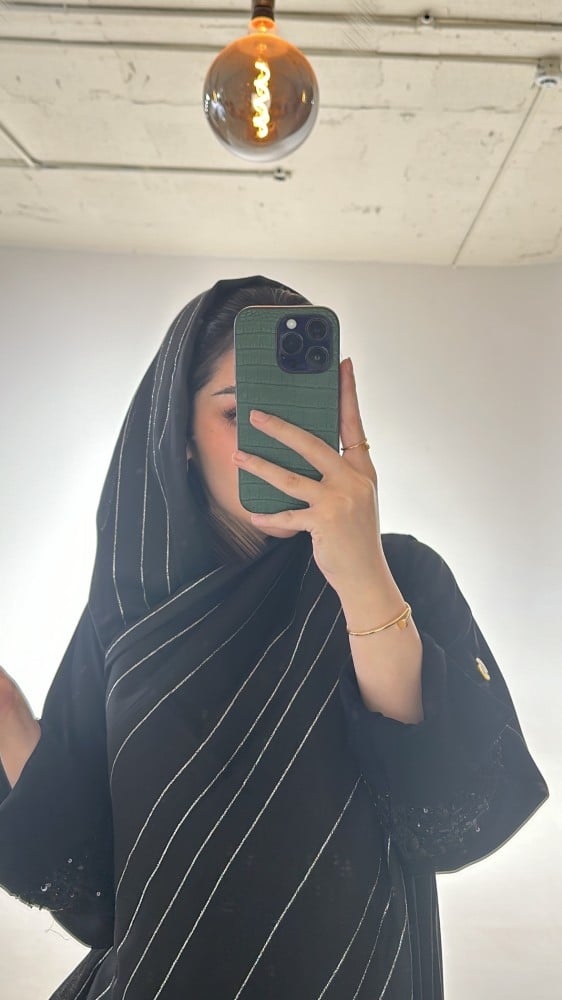 طرحة لينن تخطيط فضي