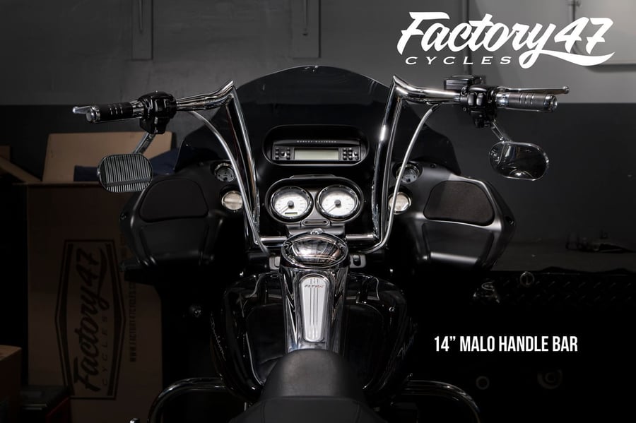 Classic 47 Handlebar Chrome 14 Softail Dyna Sporster Raod king