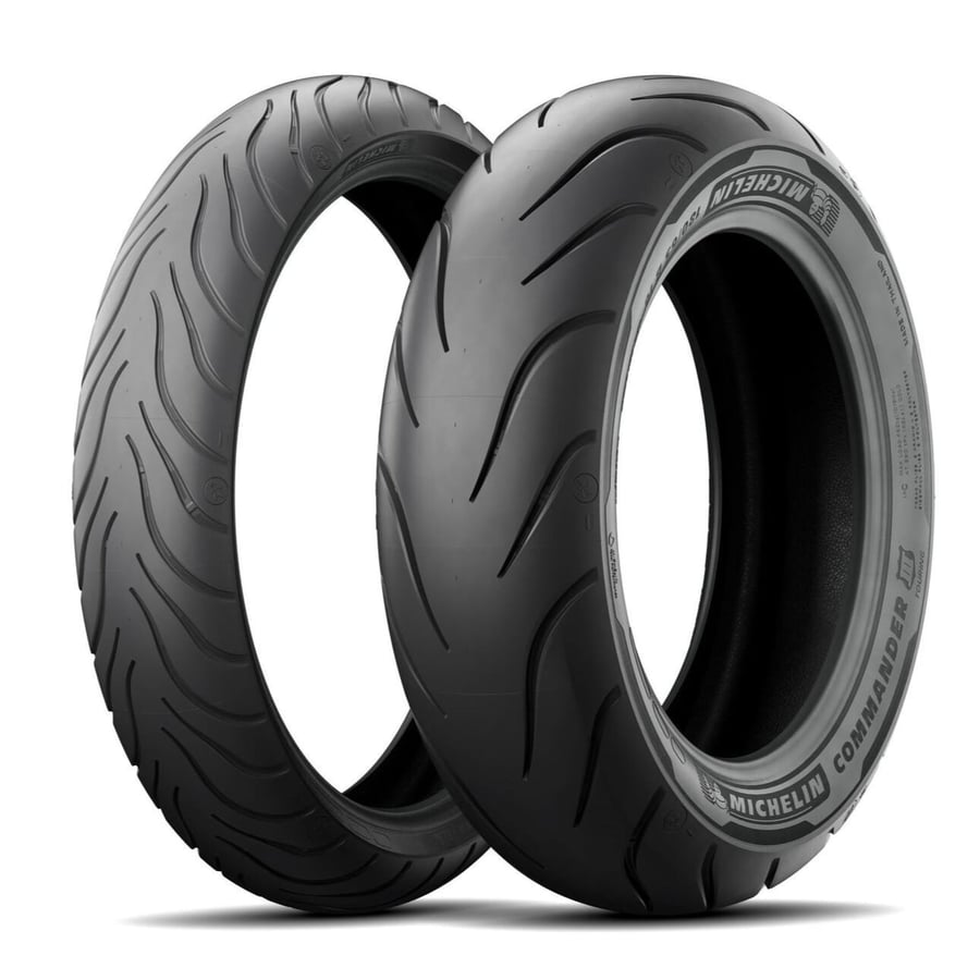 Harley Michelin Commander III Harley Touring CVO Tires Set 180/65B16 -130/70B18