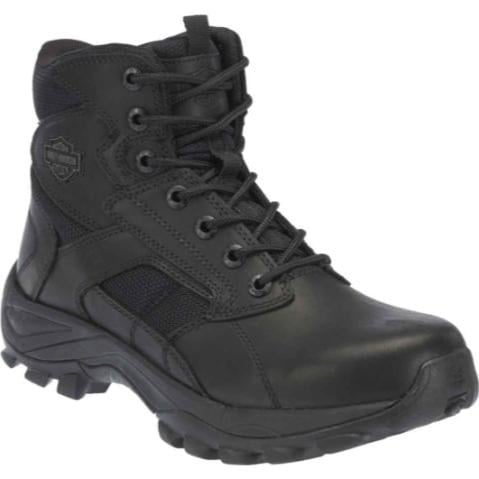 بوت Harley Davidson  لون أسود جلد وشبك - D93313
