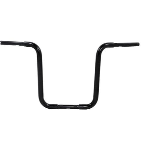 Ape Hangers Classic 16 in Handlebar 1.25 Riser 1 in Black Chrome Fit Harley Softail Dayna Sportster