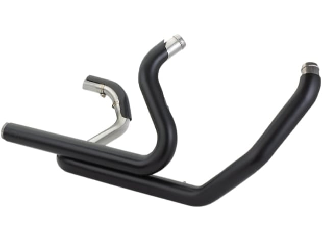 نظام أنابيب العادم المزدوج (Header System) من S&S Cycle لمحركات Milwaukee M8 - باللون الأسود لدراجات هارلي تورينق 2017-2025