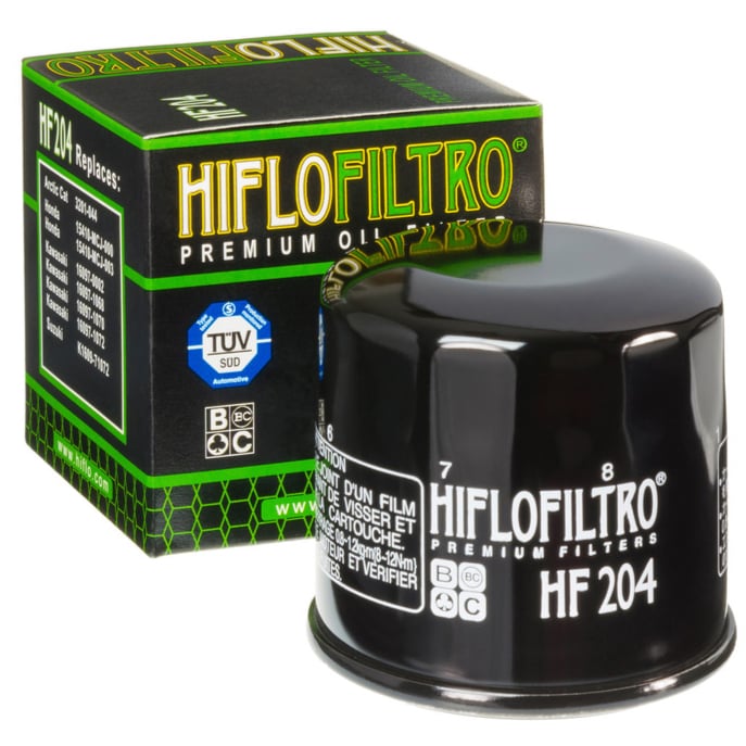 HiFloFiltro Premium Oil Filter HF204 Honda Yamaha 2001-2025