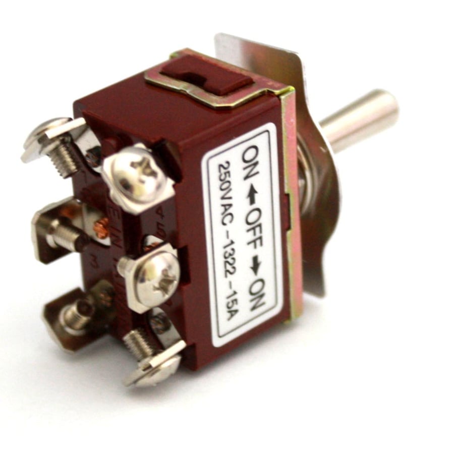 Toggle Switch 1322 C523B T523B 6 Way 15A 250V on OFF on 3 POSITION