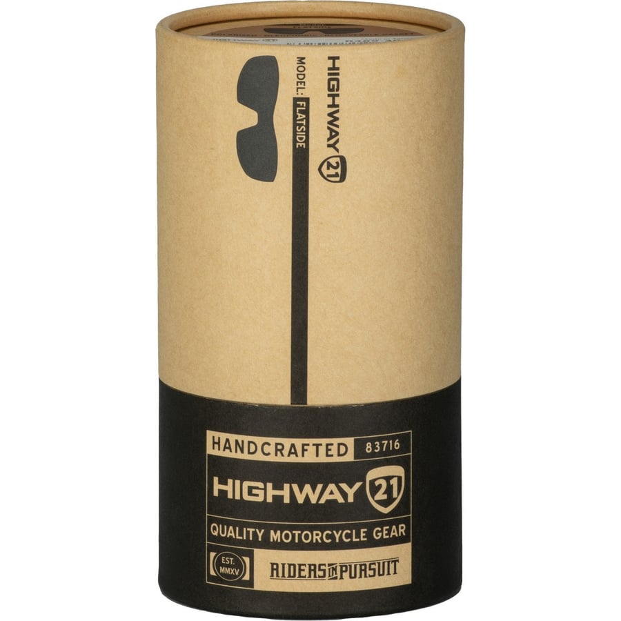 نظارة هجينة مسطحة من  Highway 21 باللون الأسود