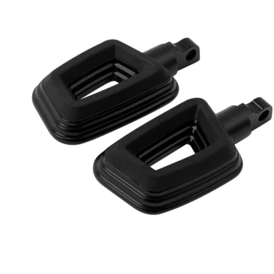 Foot Pegs Chrome Black Fit For Harley Touring Softail Dyna Sporster