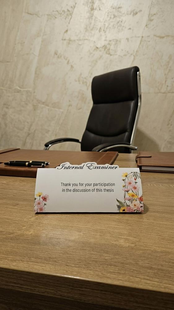 Table card