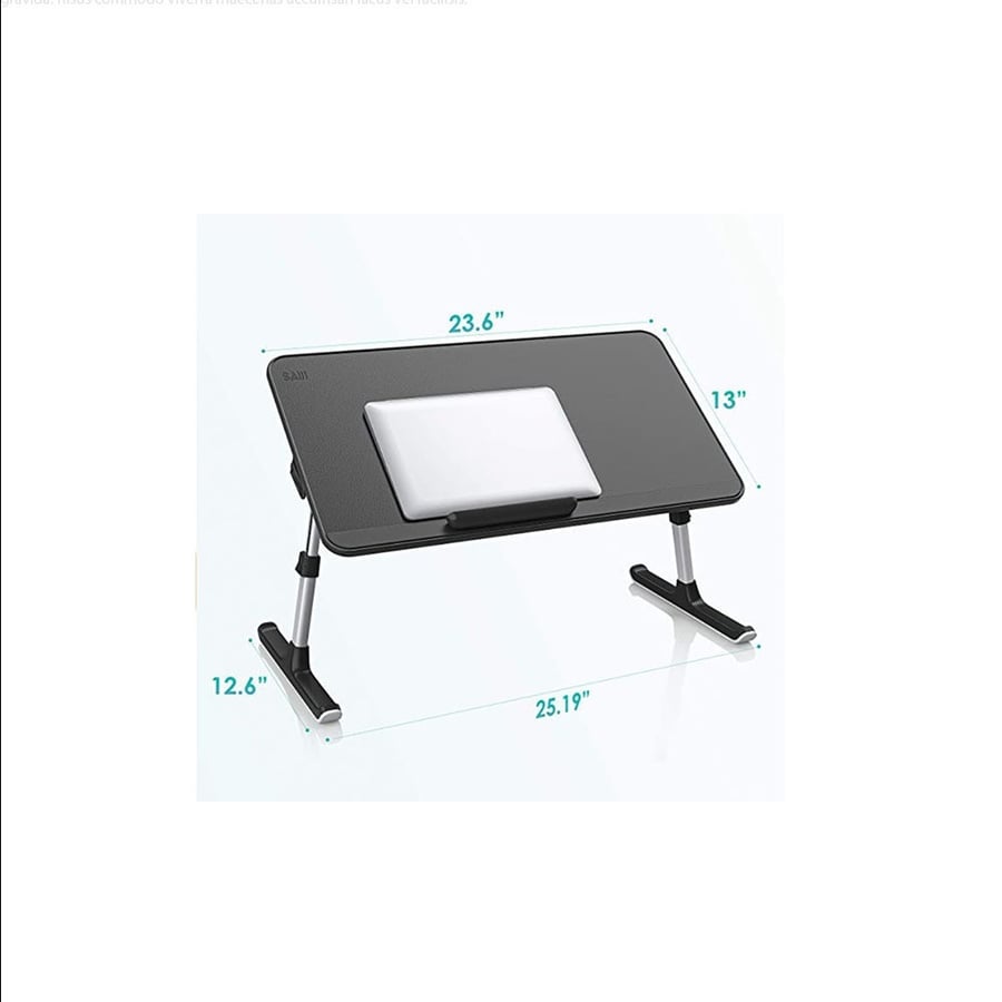 طاوله للابتوب سايجي جلد مقاس 17INCH - اسود