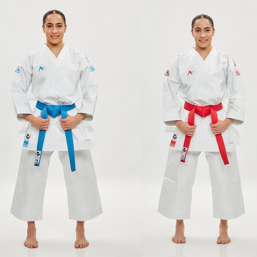 بدله كاتا بلاك دايموند (2) جاكت Arawaza Black Diamond  Combo Kit - WKF Approved
