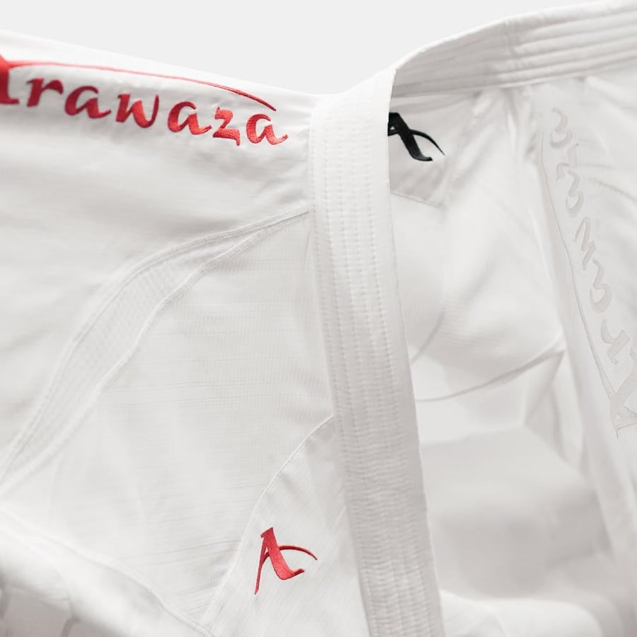 بدله قتال وجهين قابل للعكس تطريز احمر وازرق Arawaza Rev-X Reversible