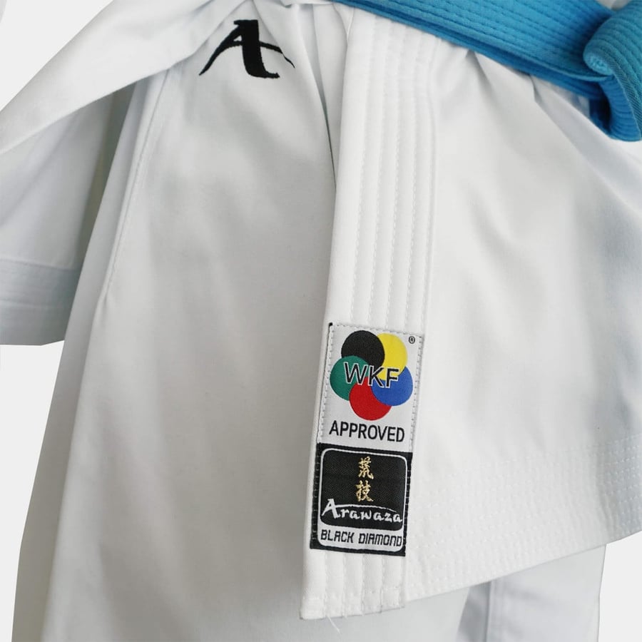 بدله كاتا تطريز كتف ابيض معتمدة Diamond Black Arawaza wkf