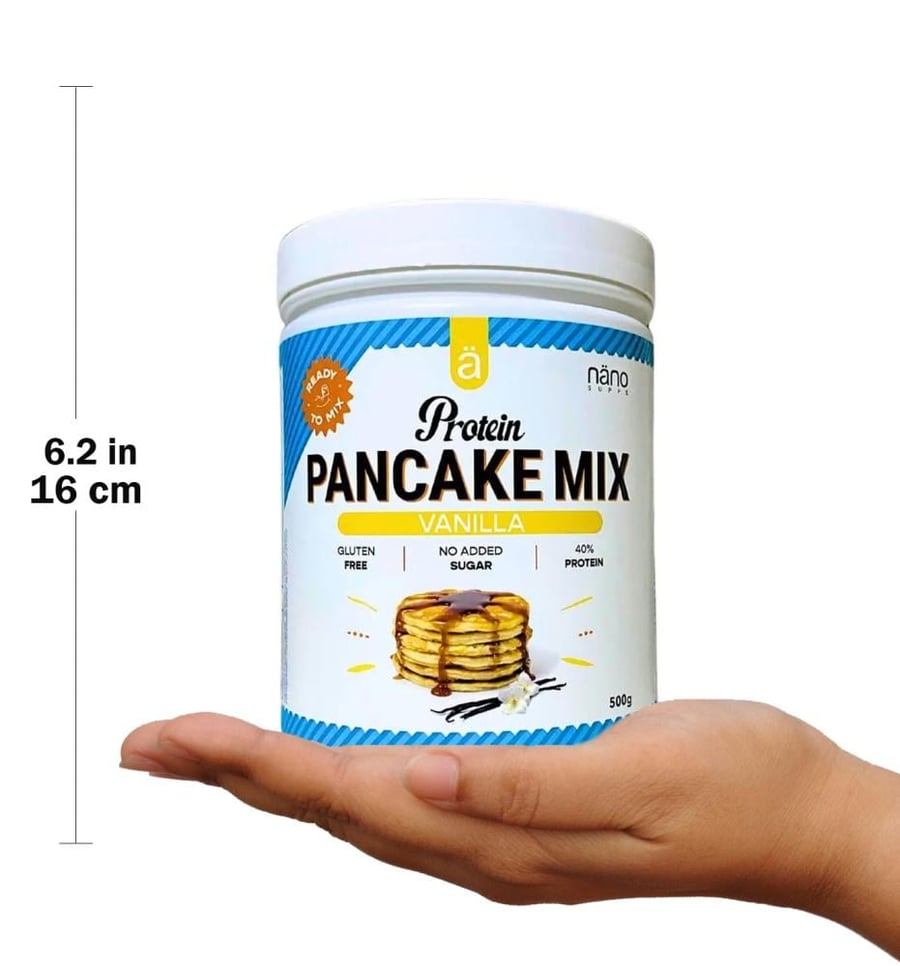 نانو سبس - بان كيك بروتين ميكس (500 جم) - Nano Supps - Protein Pancake Mix
