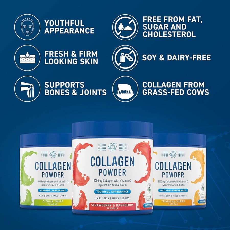 ابلايد نيوتريشن - ببتيدات كولاجين باودر (165 جم) Applied Nutrition - Collagen Powder