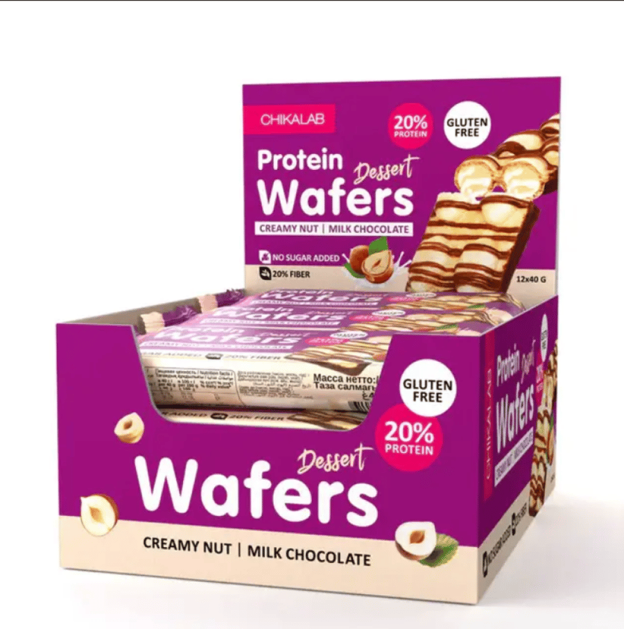 شيكالاب - ويفر بروتين بار - CHIKALAB Protein Wafers Dessert