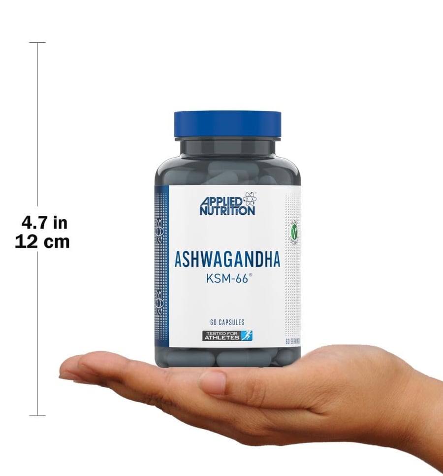 ابلايد نيوترشن - اشواغاندا 60 كبسولة - Applied Nutrition Ashwagandha