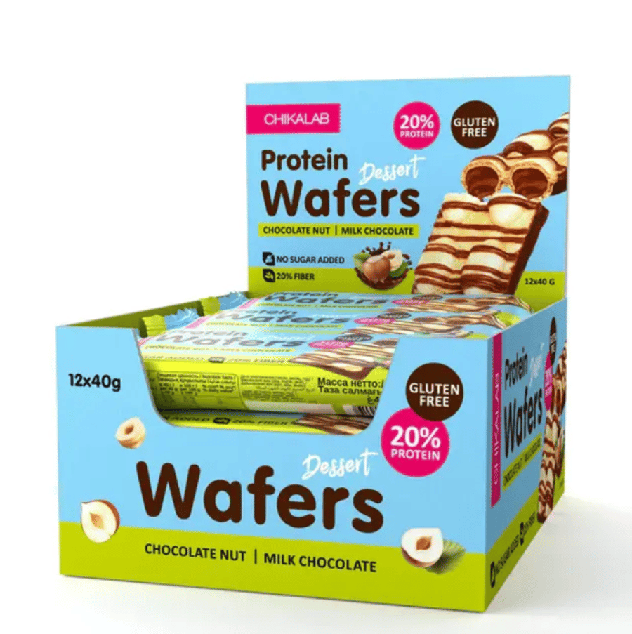شيكالاب - ويفر بروتين بار - CHIKALAB Protein Wafers Dessert