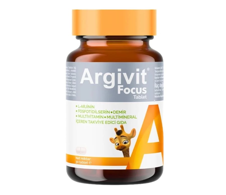 Argivit Focus حبوب ارجيفيت فوكس لزيادة الطول للأطفال والمراهقين من سن