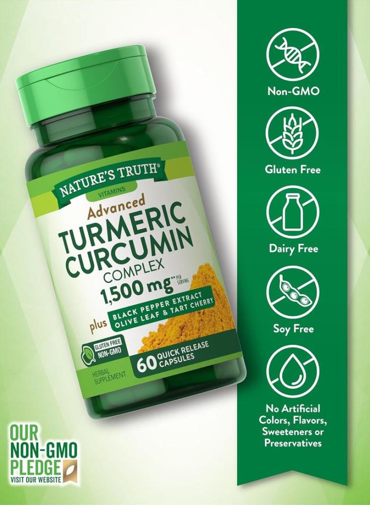Turmeric Curcumin Advanced Complex 60 Capsules