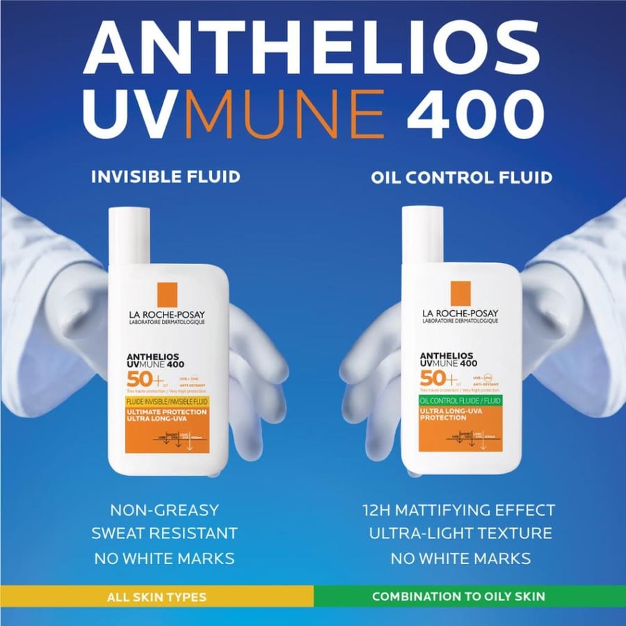 لاروش بوزيه أنثيليوس يوفي ميون 400 واقي شمس شفاف +SPF 50 50 مل