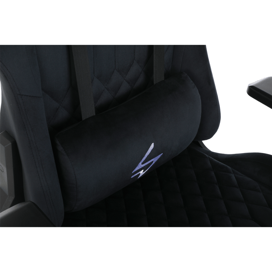 كرسي قيمنق مخمل أسود - Sparktech Gaming Chair Glide