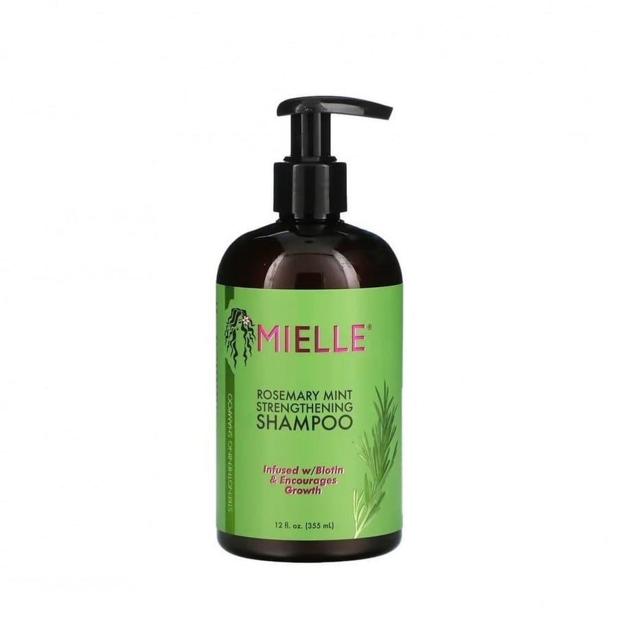 شامبو ميلي لتقوية الشعر بالروز ماري والنعناع 355 مل - Mielle Rosemary Mint Strengthening Shampoo