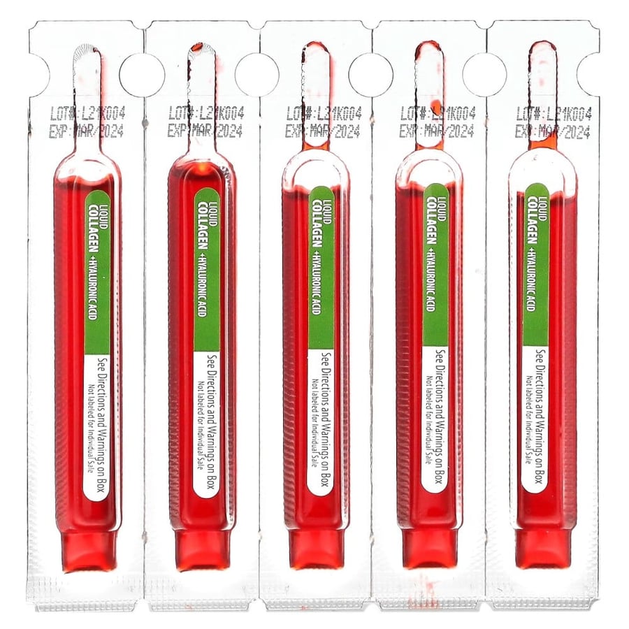 Applied Nutrition, the liquid collagen + hyaluronic acid, 10 liquid tubes, 10 ml for each tube
