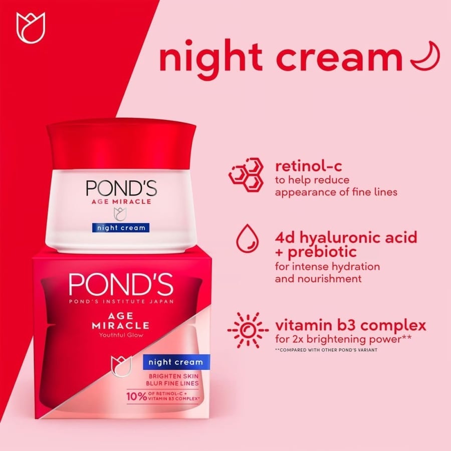 Bondi's 50g Night Anti-Wrinkle Cream Miracle Corrector
