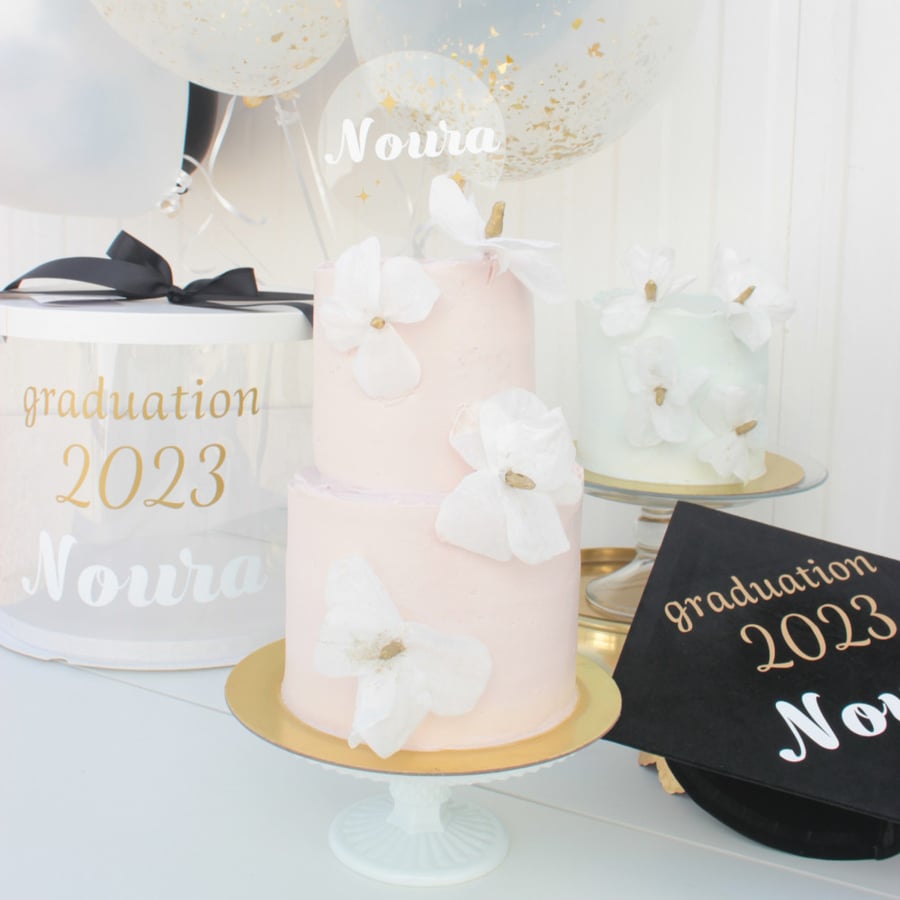 Blush Blooming Cake