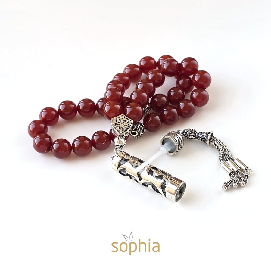 Oud & Agate Rosary