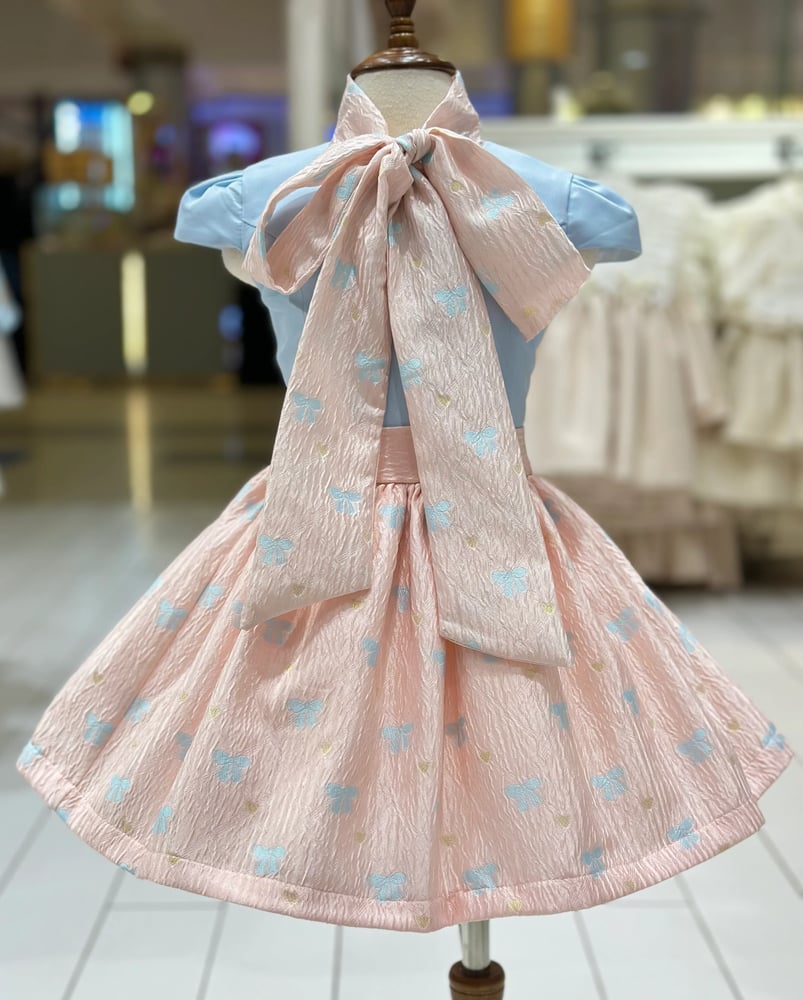 طقم  pink bow