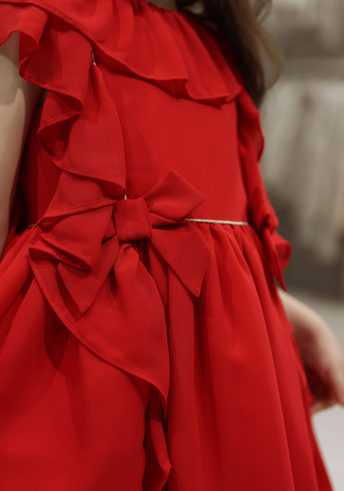 فستان نارا احمر Nara dresss red