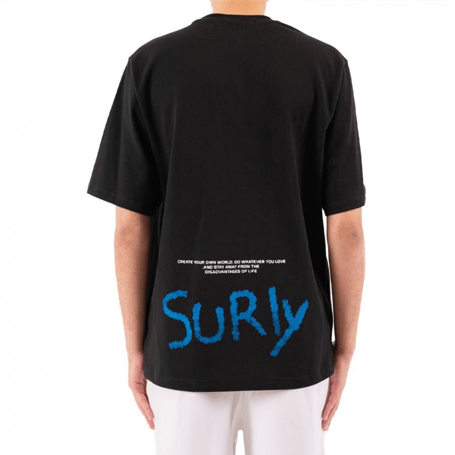B-Oversize Black t-shirt
