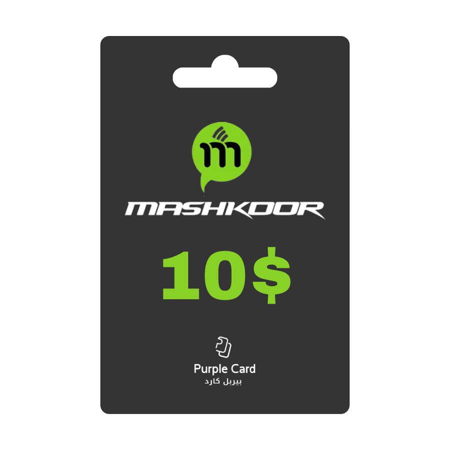 Mashkoor Recharge Card - $10