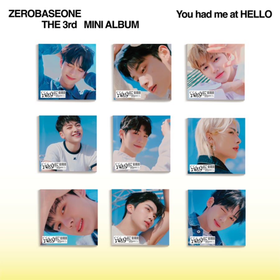 ZEROBASEONE - 3rd MINI ALBUM You had me at HELLO (Digipack ver./Random)