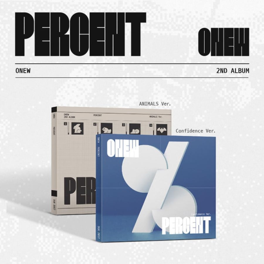 ONEW - 2nd Regular Album PERCENT (Digipack Ver./random)