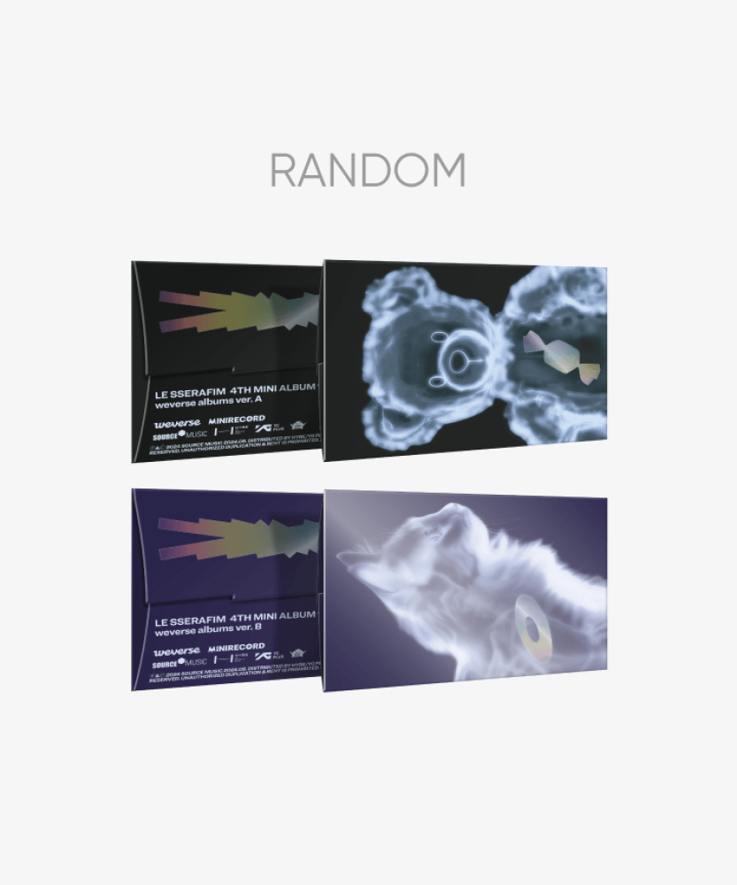 LE SSERAFIM - 4th Mini Album CRAZY (weverse albums ver./Random) | طلب مسبق