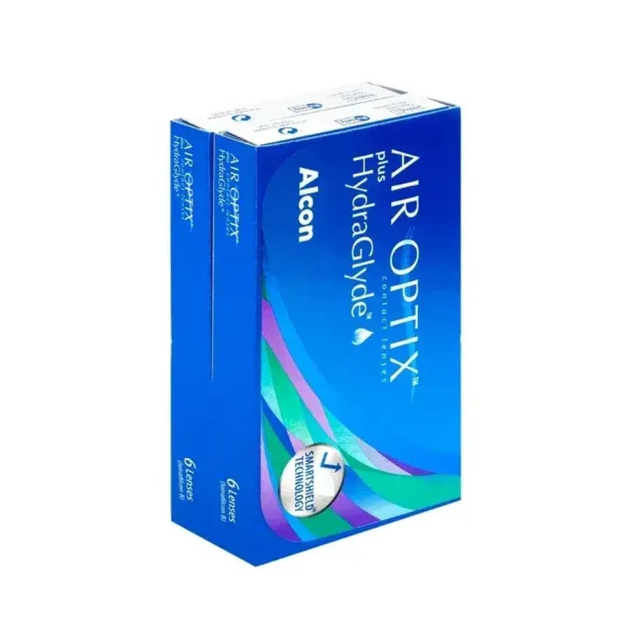 اير اوبتكس بلس هيدراجليد شهرية Air Optix plus | عبوة من 6 عدسات