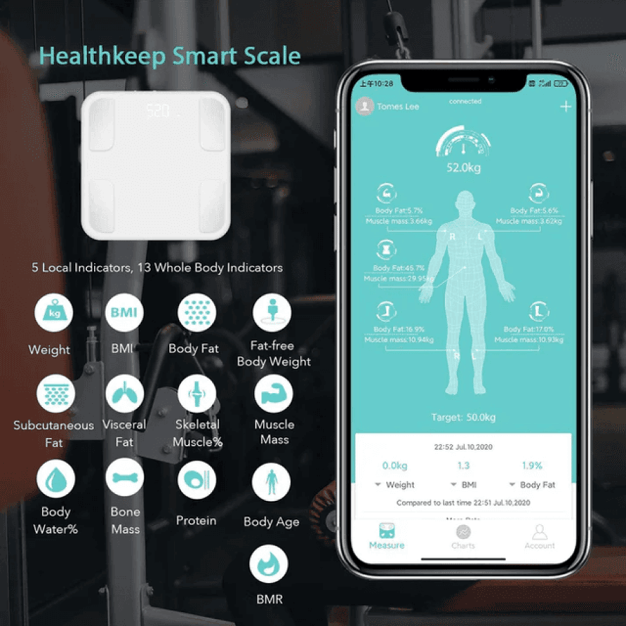 ميزان ذكي الكتروني للجسم ادموس Admos Smart Body Scale