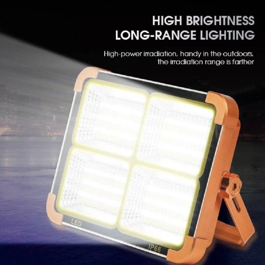 مصباح LED بالطاقة الشمسية قابل لإعادة الشحن