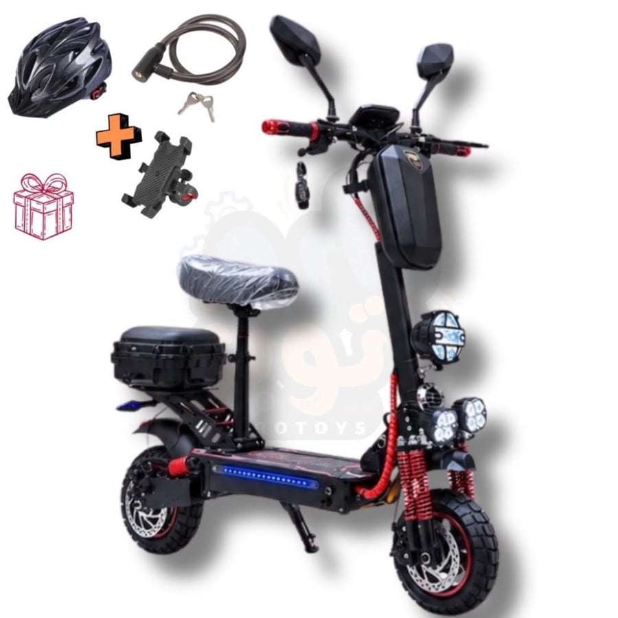 الوحش الكهربائي SKمحرك 3000W بطارية 20 الف امبير 48V