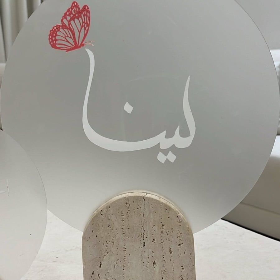 ستاند مع اكريلك
