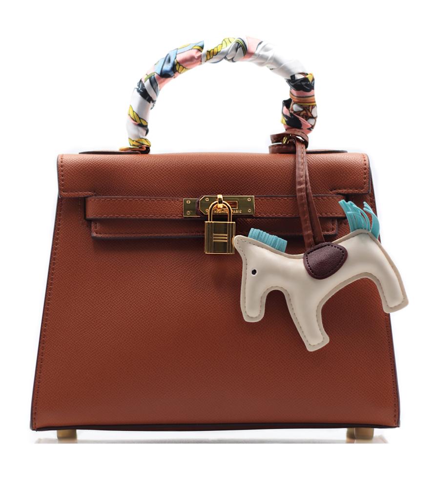 Hermes large bag with gold logo
