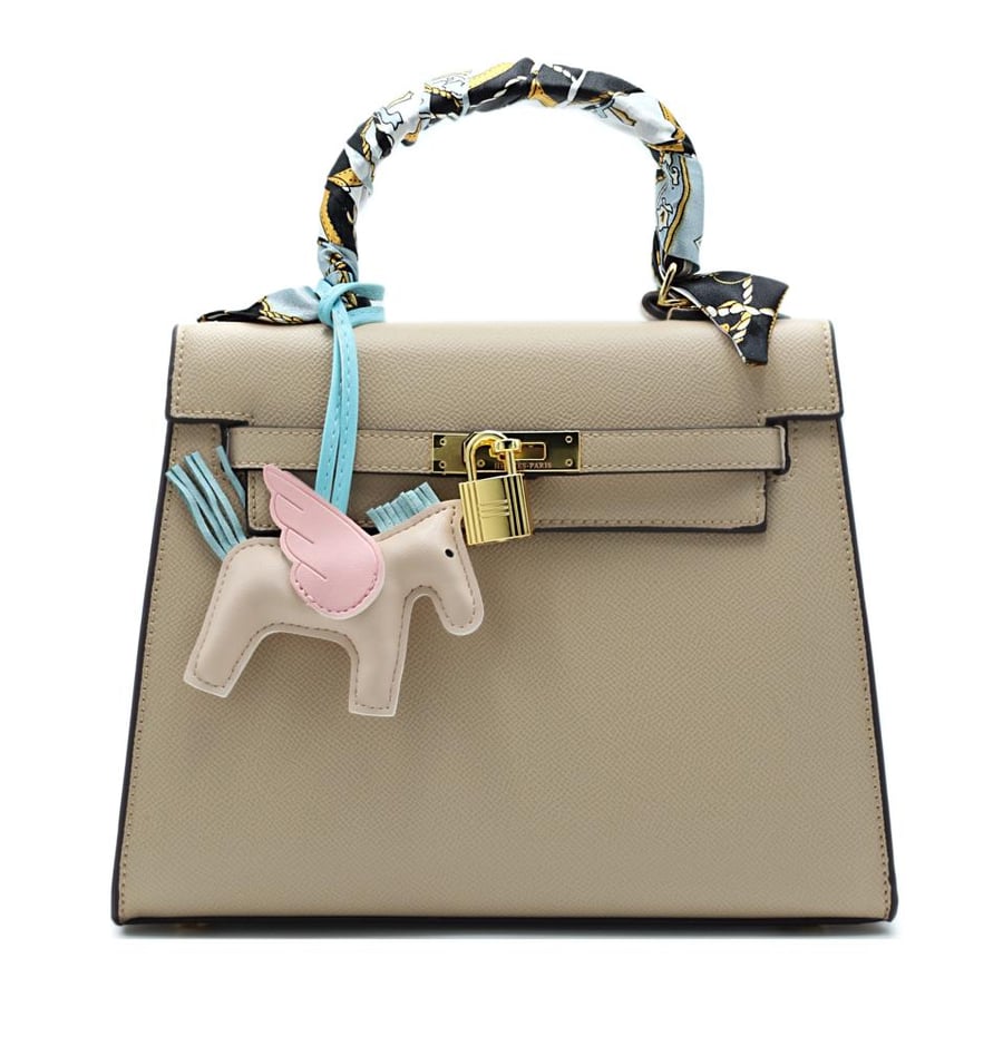 Hermes large bag with gold logo