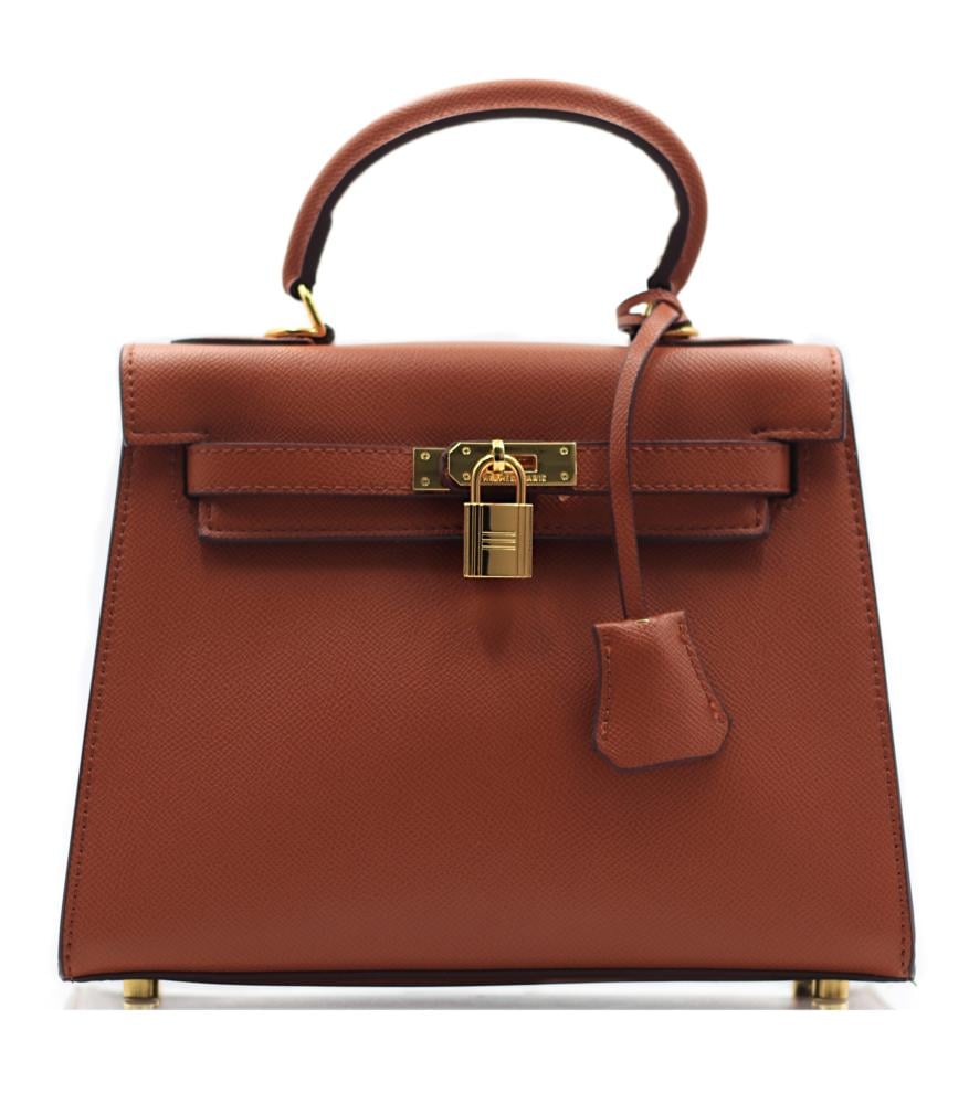 Hermes large bag with gold logo