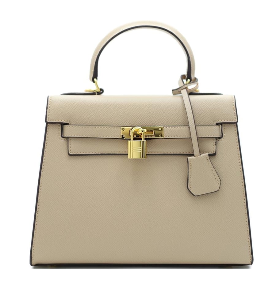 Hermes large bag with gold logo