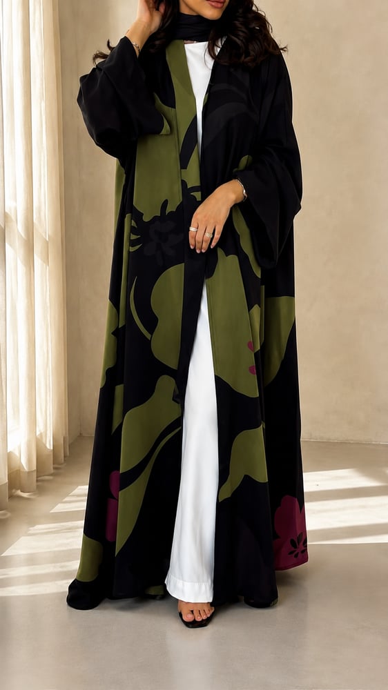 Olive abaya