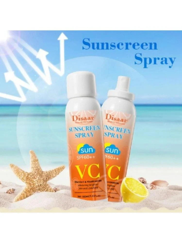 بخاخ واقي شمس بعامل حماية SPF 60 مع فيتامين سي - 160 مل-ديسار